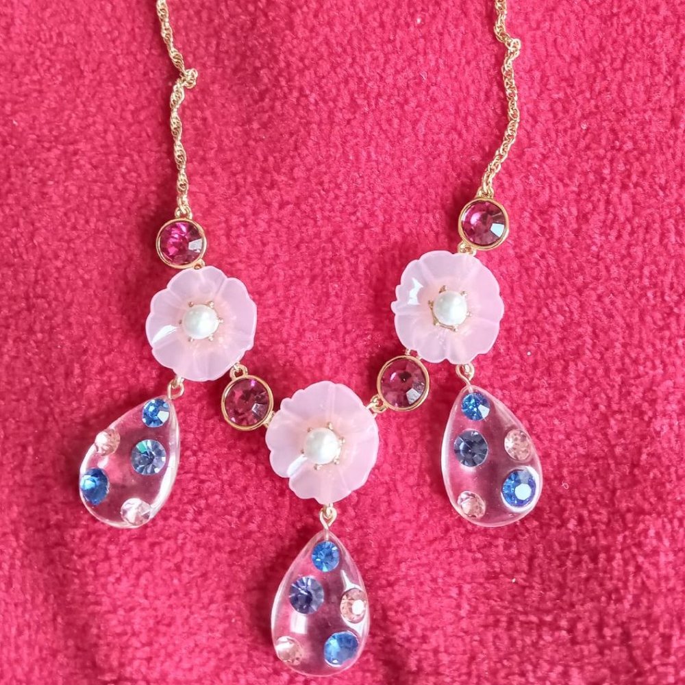 Betsey Johnson Flower Necklace